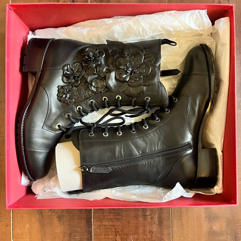 Valentino Garavani floral boot